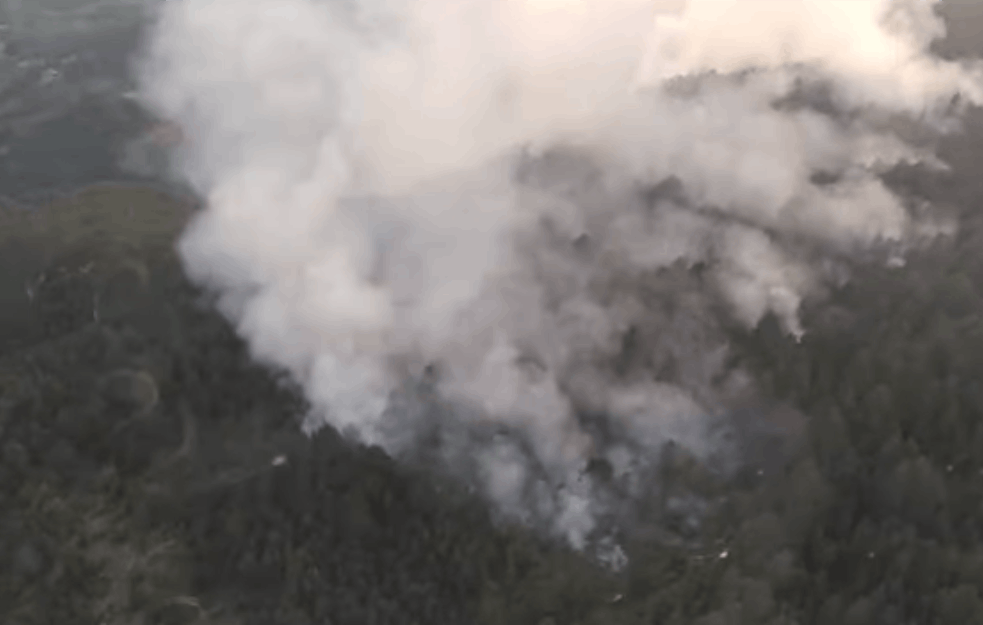 VELIKI POŽAR NA ZLATIBORU: Gori desetine hektara šume U MURTENICI! (VIDEO) 